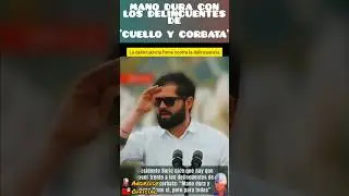 PDTE. GABRIEL BORIC LE ENVÍA FUERTE ADVERTENCIA A LOS POLÍTICOS CORRUPTOS 😱 #shorts #politics #chile