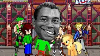 MUGEN Request: Team MH Daniel Vs Team Applejack (4v4 Simul)