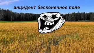 инцидент бесконечное поле (мой самый первый инцидент)