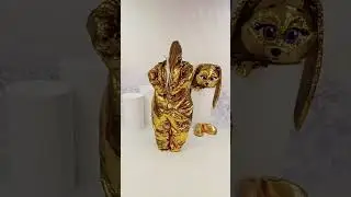 Gold Rabbit Mascot Costume 🐇✨ | Custom Luxury Character Design 