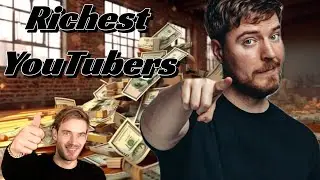 Top 10 richest YouTubers 2024 #youtubelover #mrbeast #luxurylifestyle #tmz