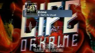 Krimo - Dark As Usual (Official Visualizer) |LIFE OF KRIME EP|