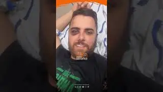 Ze Neto passando para dar boas notícias