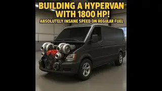 🔥 I Built a 9-Seat 1800HP Hypervan That Runs 7s on 87 Pump Gas – RWD INSANITY in Automation! 💨🚐