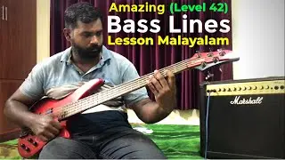 Amazing (Level 42) Bassline Lesson malayalam