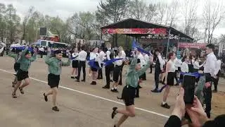 Танцевальный флешмоб «Синий платочек». Дальневосточная Победа
