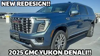 NEW 2025 GMC Yukon DENALI!! NEW Downpour Metallic Exterior! - Quick Walk Around
