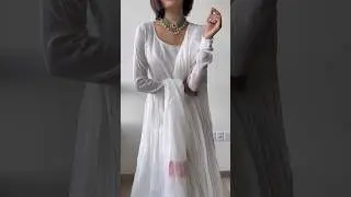 White cotton suit 🤍 