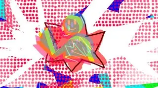 Spider-verse glitch effect animation