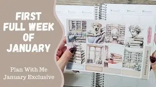 FIRST FULL WEEK OF JANUARY 2025  |  Weekly Plan With Me  |  January Exclusive Weekly Kit
