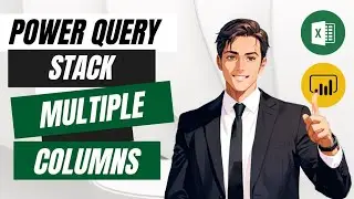 Stack Multiple Columns into One in Power Query (2 Easy Methods!)