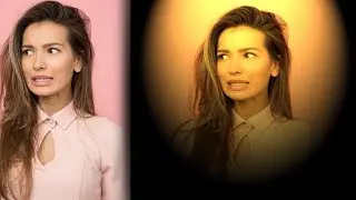 How To Add Vintage Spot Light Effect FAST in Photoshop!