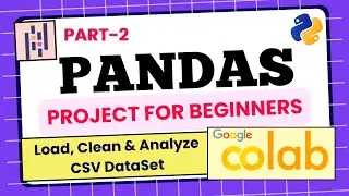 Pandas Project for Beginners | CSV Dataset Cleaning & Analysis in Google Colab