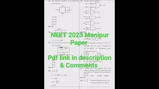 NEET 2023 Manipur Paper (6 June) || NEET 2023 || Manipur NEET Paper 2023 #shorts