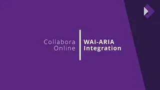 WAI ARIA Annotations for Collabora Online 23.05