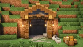 Красивое оформление шахты в MINECRAFT