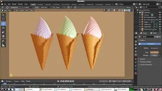 Урок Blender. 3D-моделирование мороженого