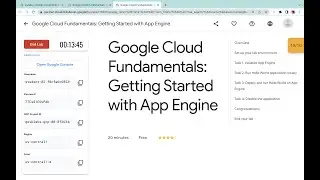 Google Cloud Fundamentals: Getting Started with App Engine || 