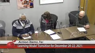 December 9, 2021 Special School Board Meeting