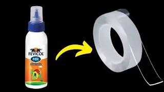 How to make nano tape at home/Nano tape with fevicol/DIY nano tape
