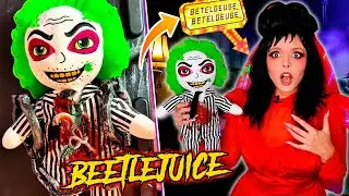 Abrí un PELUCHE de BEETLEJUICE y ENCONTRÉ algo MUY TURBIO💀​🔪​