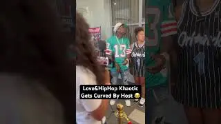 Love & HipHop @Khaotic_Tv  Gets Curved By Host for UglyMoneyNiche 😂 #interview #rapper #podcast