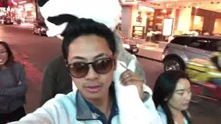 Walking through China town