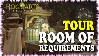 FULL DESIGN TOUR Inside My Room of Requirements | Fully Decorated | Hogwarts Legacy