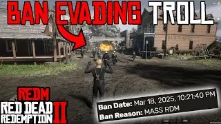 TROLLING and BAN EVADING (Red Dead RP)