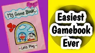 4 Paper Games in a book / DIY Cute Gaming Book / How to make paper gaming book | DIY Paper games