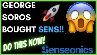 GEORGE SOROS BOUGHT SENS STOCK!- Buy The Dip?? - (Senseonics Stock Analysis)