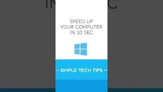 Speed up your Computer in 10 sec - Part 1