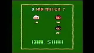 Bomberman (Turbografx-16) 3 Player Battle Mode (VHS Footage)