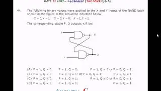 GATE  2007 ECE (Electronics & Communications) - Answer Key to  All 85 Questions
