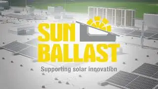 Zavorre Sun Ballast per un impianto fotovoltaico di grandi dimensioni su tetto piano in guaina
