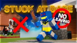 I Tried Winning Bedwars Without Leaving My Base…