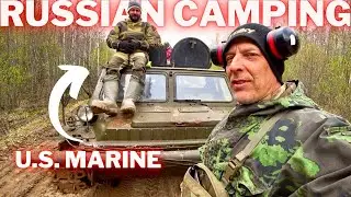 3 Day Camping Operation With My Tracked Vehicle @Wild-Siberia