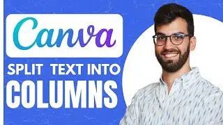 Split Text Into Two Columns in Canva - EASY How To Guide