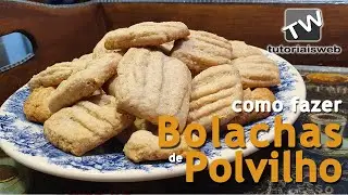 Como fazer bolachas de polvilho com canela FÁCIL e CROCANTE