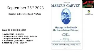 Message to the People: The Course of African Philosophy (Foreword and Preface) 2023