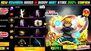 Next Buddy Mart Free Rewards🤯 | Free Fire New Event | Ff New Event Today | Upcoming New Event Ff