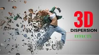 Photoshop 3D Dispersion Effect Tutorial