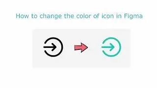 Figma: How to Change Color of Icon