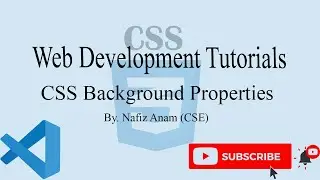 How to use backgrounf property in css || Web Development || Nafiz Anam