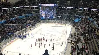 Команда Спартак благодарит своих болельщиков  КХЛ Хоккей Динамо Спартак