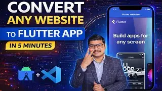 Convert Any Website into App in 5 Minutes with Flutter ||Hindi|| 2026 