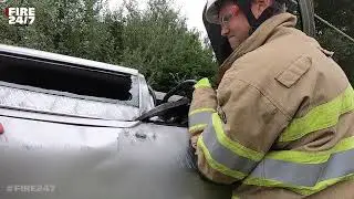 DUTCH FIREFIGHTERS - CAR ACCIDENT