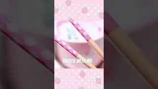 Hello kitty bowl and chopstick set #aestheticvideo #unboxingvideo #cuteaesthetic #kawaiiunboxing