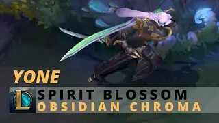 Spirit Blossom Yone Obsidian Chroma - League Of Legends