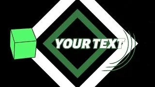 FREE 2D Blender intro template Green - 60FPS/2D/Blender ONLY + Tutorial